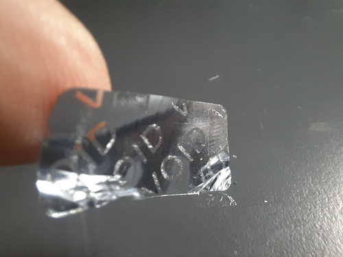 Imagen 3 de 3 de 10 Mil Etiquetas Void Plata Seguridad Faja Garantia Logo