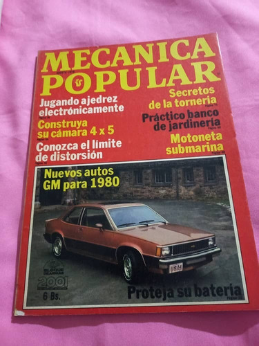 Revista : Mecanica Popular  1979 Agosto  Vol. 32 N* 8