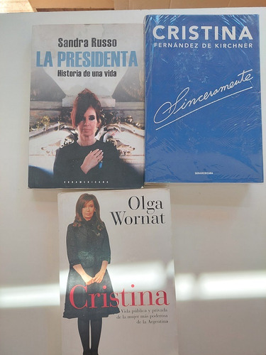 Pack Cristina Fernández De Kirchner 3 Libros