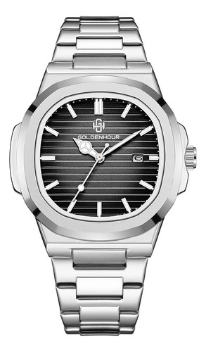 Relojes Para Hombre De Estilo Lujoso Con Fecha De Movimiento Fondo Negro