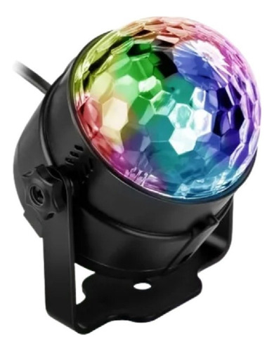 Minibola Led Rgb Con Forma De Esfera De Discoteca, 2 Unidade