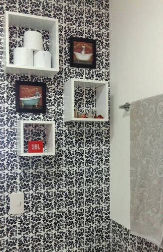 Papel Adesivo Contact Parede Moveis Floral Madeira Lavável