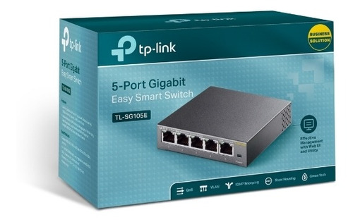 Switch Pro Tp-link Tl-sg105e Gigabit 5 Puertos 10-1000mbps