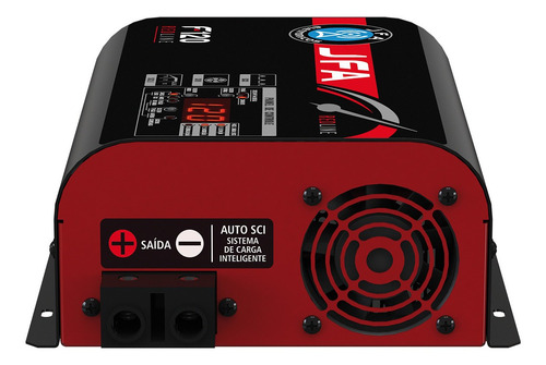 Fonte E Carregador Automotivo Redline 120a Slim Com Display