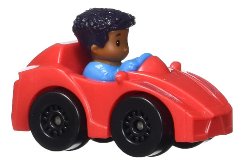 Fisher-price Little People Vehicle Wheelie Red Toy Figure F.