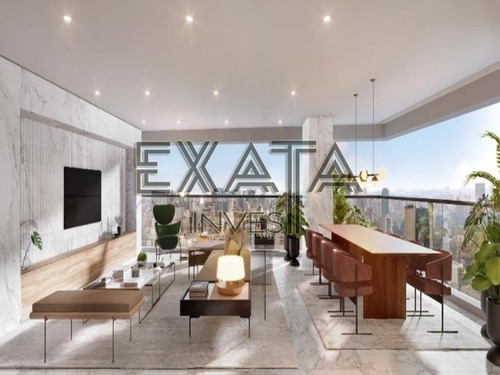 Imagem 6 de 10 de Apartamento Garden À Venda No Itaim Bibi, Em Construção, Com 242,00m² Úteis, Living Com Varandas, 2 Amplas Suítes E 2 Vagas De Agarem. Lazer Total. - Ap01326 - 70678628