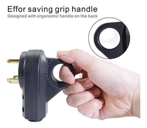 Adaptador De Enchufe Eléctrico De Enchufe De Receptáculo