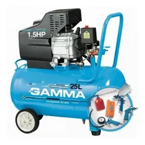 Comprar Compresor De Aire Eléctrico Gamma En Kit 1.5hp 25lts 220v Fr