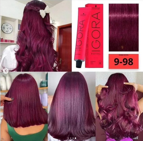 Tinte Profesional Igora Royal Tono 9-98 Violeta Intenso