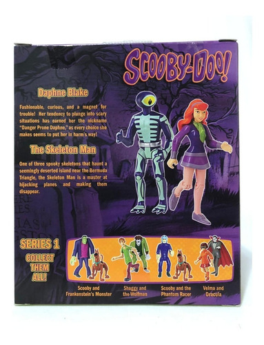 Bonecos Daphne & Skeleton Man Lacrado - Coleção Scooby-doo