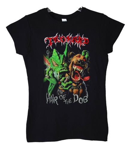 Polera Mujer Tankard Hair Of The Dog Metal Abominatron