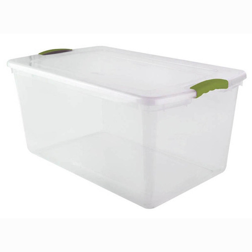 Caja Organizadora Organizador Plastico  61 Lts - Garageimpo Color Transparente Wenbox