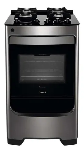 comprar Fogão Consul 4 Bocas Inox Mesa de Vidro CFO4VAR