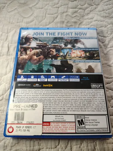 Tom Clancy's Ghost Recon Breakpoint Ps4 (Usado)