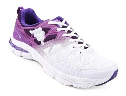 Tênis Feminino Kappa Impact Roxo Com Branco