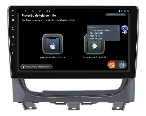 Multimidia Fiat Strada 13/19 Android 14 2gb Carplay Voz 9p