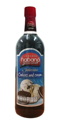 Jarabe Sabor Cookies And Cream Habana Gourmet 750 Ml