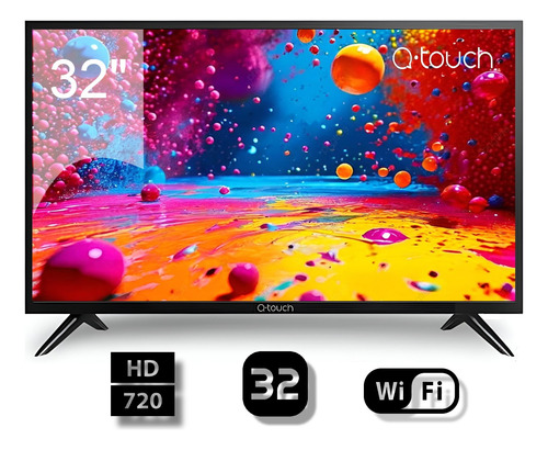 Pantalla Smart Tv Qtouch 32 Led Qn3223 Android Hd