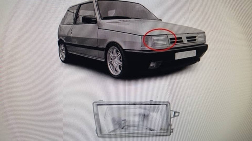 Faro Delantero Lado Izquierdo Fiat Uno Premio Fiorino 91/03