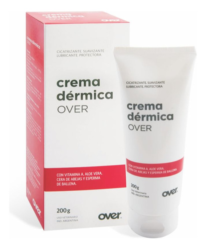 Over Crema Dérmica 200gr Cicatrizante Perros Y Gatos