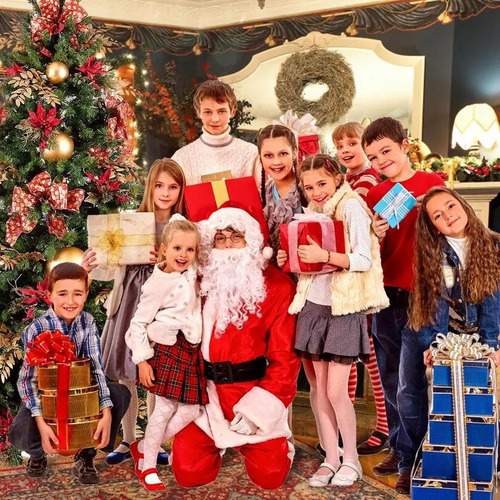 I Juego De 7 Disfraces De Papá Noel Para Adulto, Traje Con