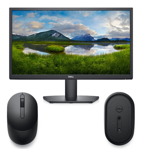 Kit Monitor Dell De 21.5 Se2222h + Mouse Sem Fio Ms3320w