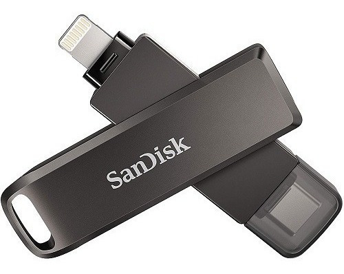 Pendrive Sandisk 128gb Ixpand Flash Drive Luxe Usb 3. Tipo C Cor Preto