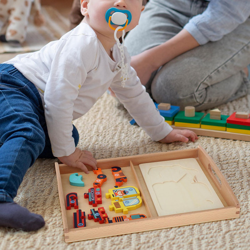 Bandeja De Actividades Montessori, Bandeja Para Juegos De