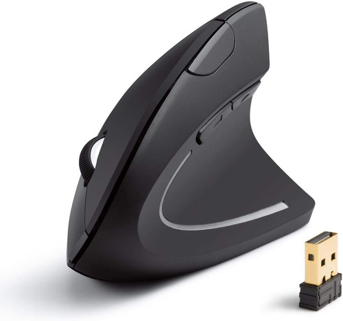 Mouse Inalámbrico Ergonomico Seisa Jsy-5dw | 6 Botones Led