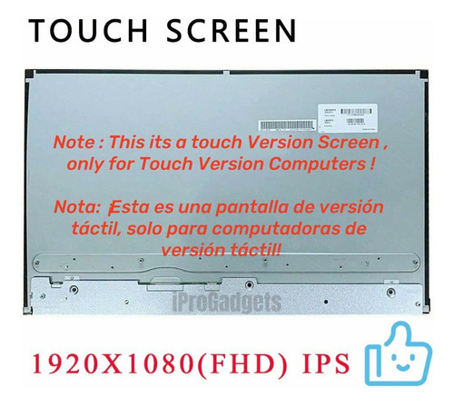 Pantalla Táctil Lcd Para Hp 24-x 24-xa007la 24-xa009la Aio