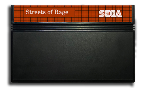Cartucho De Mastersystem Novo Streets Of Rage