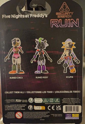 Boneco de ação Five Nights At Freddy's Funko Ruined Roxy