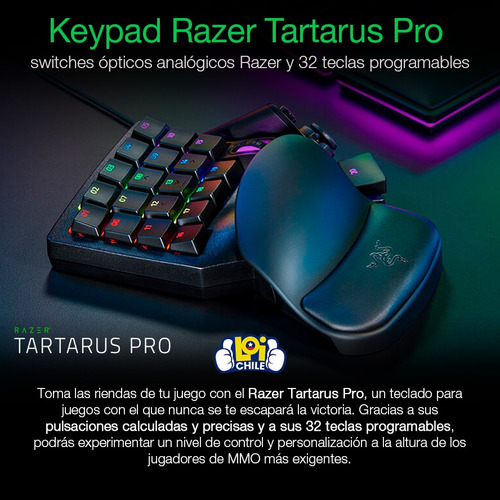 Teclado Gamer Razer Keypad Tartarus Pro Chroma