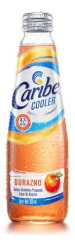 Pack De 12 Licor Caribe Cooler Durazno 300 Ml