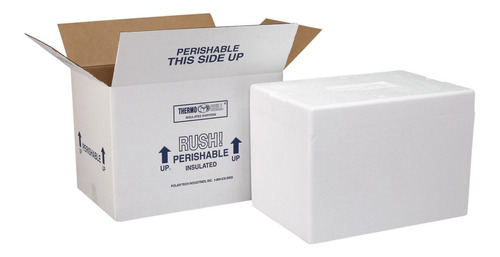 Polar Tech 227c Thermo Chill Insulated Carton With Foam Ship