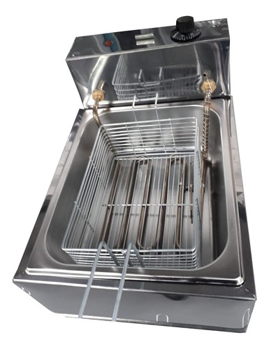 Imagem 1 de 1 de Fritadeira industrial elétrica Equipamentos Inox 5 L aço inoxidável 127V