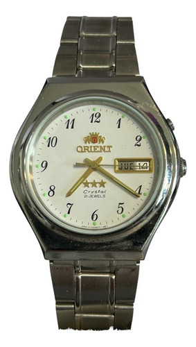 Reloj Hombre Orient Automatico 21 Rubies Sumergible Caja Oro