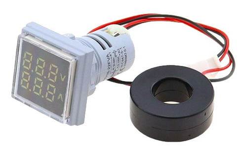 Voltímetro Digital Led Amperímetro 500v 110v Electronica 