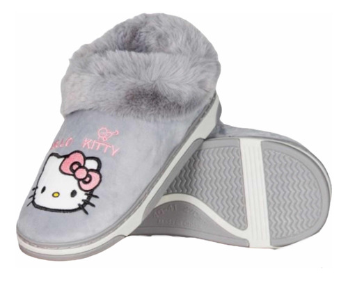 Babuchas Hello Kitty Mujer. Pantuflas Hello Kitty.