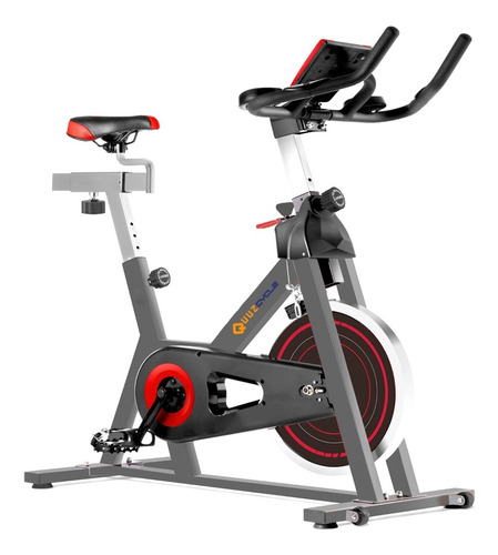 Bicicleta Profesional De Spinning Quuz Cycle C/disco De 13kg Gimnasios Clases Indoor