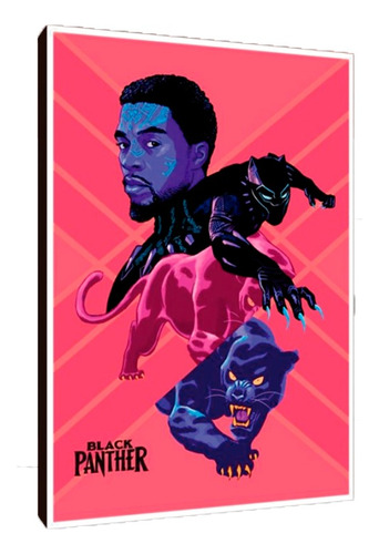 Cuadros Poster Superheroes Pantera Negra M 20x29 (nng (27))