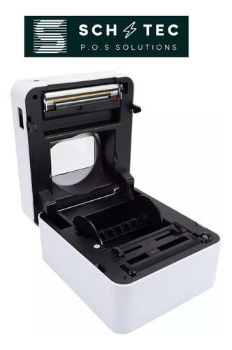 Impresora Térmica Nictom It04 Blanco + 3 Rollos 100x150 Blanco