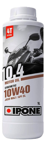 Aceite Motor Moto Semi Sintético 10w40 10.4 Ipone 4t 1lt