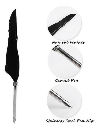 Kit De Caligrafía Con Pluma Y Cuaderno De Diseño Antiguo