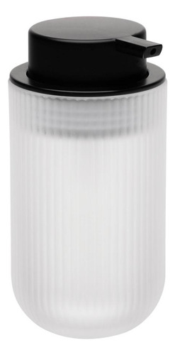 Porta Sabonete Liquido Nódico Frost 320ml Com Pump Preto