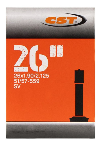 Cámara Cst 26x1.90/2.125 Bicicleta Válvula Americana 33mm Tipo De Válvula Schrader