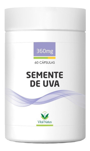 Semente De Uva Vital Natus 60 Cápsulas Sabor Não se aplica