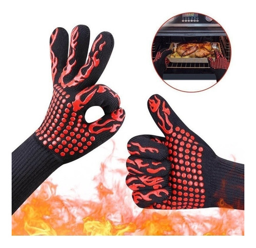 Guantes De Fuego Resistentes A Altas Temperaturas Para Horno