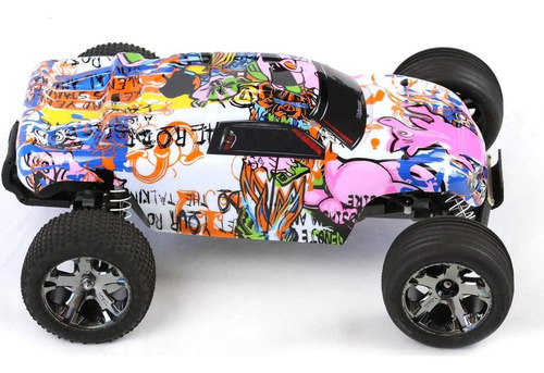 Cuerpo Rc Personalizado Graffiti Rosa Cerdo 1/10 R-pig-01