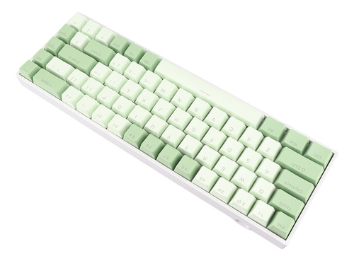Teclado Mecânico Com Luz De Fundo Dinâmica Rgb Sem Fio De 68